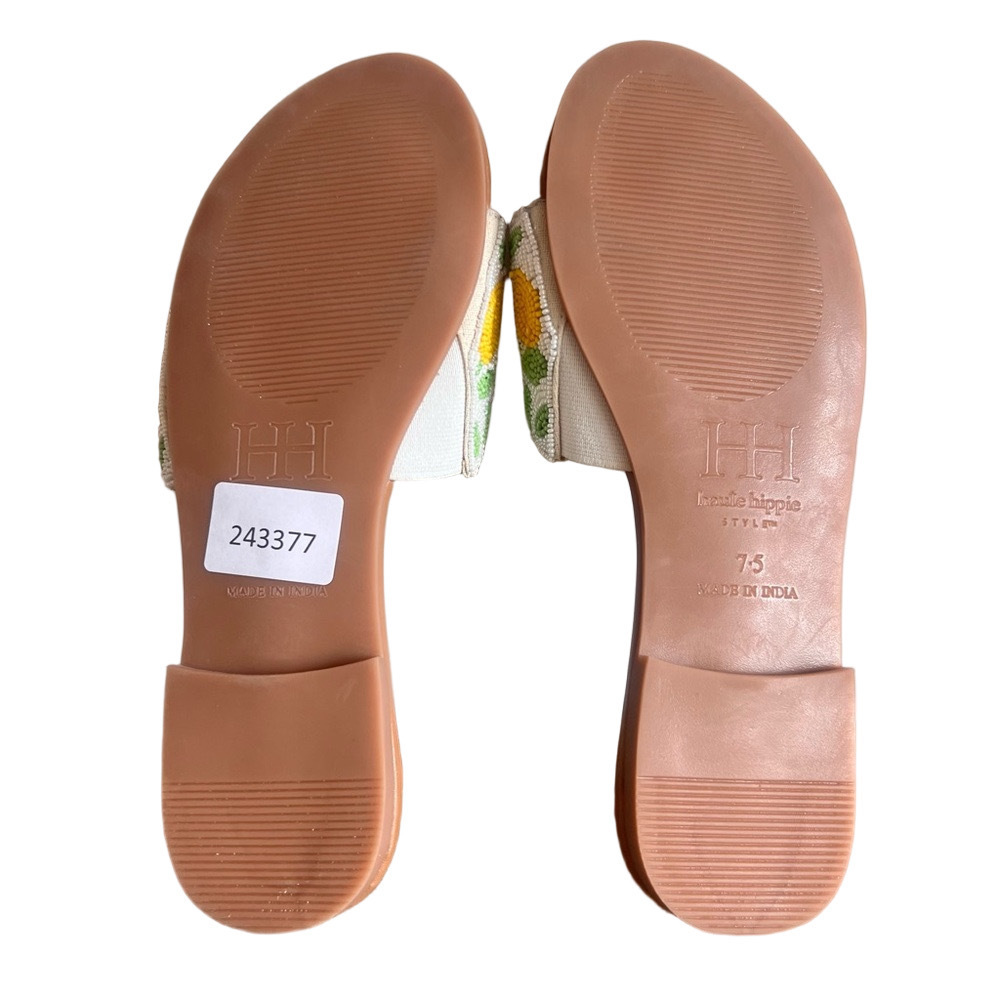 Haute Hippie Lemon Beaded Women's Sandal Size 7.5 #B1956 - Picture 9 of 9